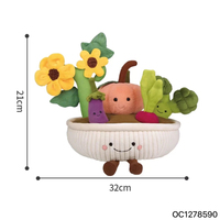 Jouets en peluche de légumes souples pour l'éveil cognitif, le développement, la coordination œil-main, la motricité fine et la pratique manuelle