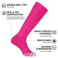 Chaussettes de football personnalisées avec logo, plusieurs couleurs, hauteur au-dessus du genou, pour le baseball, le sport et le football