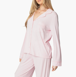 <span class=keywords><strong>Pigiama</strong></span> da <span class=keywords><strong>Donna</strong></span> in <span class=keywords><strong>Modal</strong></span> Traspirante con Bottoni e Maniche Lunghe, Set 2 Pezzi con Elastico in Vita, Personalizzabile - Product Image 5