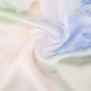 Tela Tejida Estampada Digitalmente de Satén Raso con Volantes 100% Poliéster para Vestido o Blusa - Product Image 5