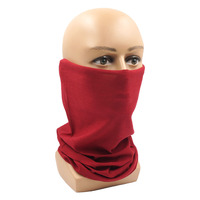 Venta al por mayor sólido tubo en blanco sin costuras Bandana poliéster microfibra deporte cara cubierta cuello polaina para protección solar al aire libre refrigeración