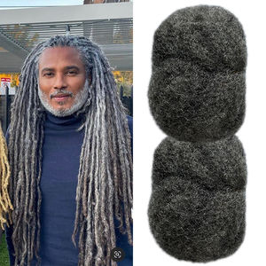 Extensions de cheveux humains vierges russes à cuticule complète colorée 100% Afro Kinky Bulk pour Dreadlocks 100% cheveux humains vierges - Product Image 1