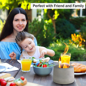 Bol en forme de plante de feu pour camping, <span class=keywords><strong>bio</strong></span>éthanol, grill, excellente qualité, vente en gros, usine - Product Image 6