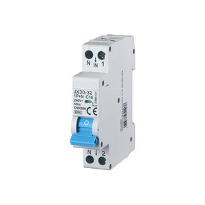 Disjoncteur miniature Gloca 1P+N 16A 250V 6kA C16 pour montage sur rail MCB pour les foyers - Product Image 1