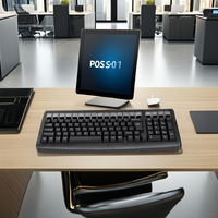 Teclado POS USB con Cable de 101 Teclas para Caja Registradora, ABS Programable, Uso Comercial, Precio de Fábrica para Sistema POS