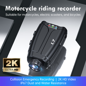 กล้องติดหมวกจักรยาน L7 Cycling Recorder 2K HD มุมกว้าง 130 องศา กันน้ำ กันฝุ่น บันทึกเหตุฉุกเฉิน กล้องติดรถมอเตอร์ไซค์ - Product Image 2