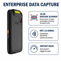 Escáner de Código de Barras PDA Android 12 Directo de Fábrica, IP65, 5 Pulgadas, para Comercio Electrónico, Logística, Venta al por Mayor, Dispositivo Portátil Resistente