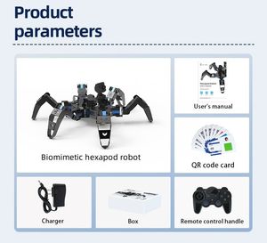 Metal Acrylic <strong>Spider</strong> AI <strong>Robot</strong> Kit with WiFi Remote &amp; App-Controlled Face Recognition for Education &amp; Gifts - Product Image 6