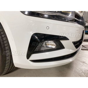 Pour Volkswagen POLO PLUS 2019+ : Cadre décoratif de phare antibrouillard avant et spoiler de pare-chocs avant - Product Image 4