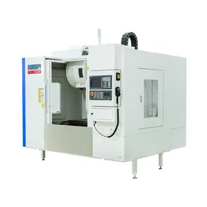 Maquinaria de procesamiento de moldes de fresado de centro de máquina CNC vertical con sistema Fanuc