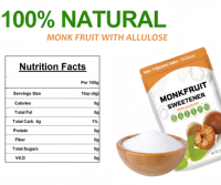 Poudre d'Allulose Biologique en Gros Prix Direct Usine : Allulose de Fruit du Moine / Allulose de Stévia / Allulose Brune