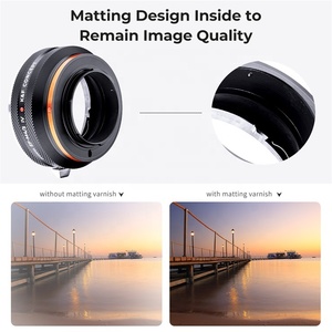 K & F Concept เลนส์เมาท์อะแดปเตอร์ EOS-M4/3 IV โฟกัสแบบแมนนวลเข้ากันได้กับเลนส์ <span class=keywords><strong>Canon</strong></span> (EF/EF-S) และกล้อง Micro Four Thirds (M4/3) - Product Image 5