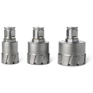 Cortador anular Fein HSS de 50 mm Quickin Max con vástago Weldon para perforación de acero - Product Image 1