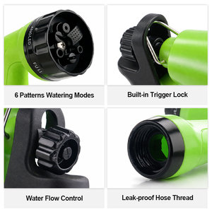 SUNSHINE BSCI Factory Custom <strong>Garden</strong> Hose Nozzle GS Certified OEM/ODM Professional Water Spray Gun for Private Label Brands - Product Image 4