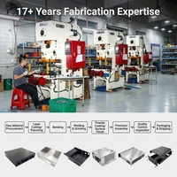 Boîtier en aluminium anodisé sur mesure OEM ODM, châssis métallique en acier inoxydable, boîtier métallique, travail métallique