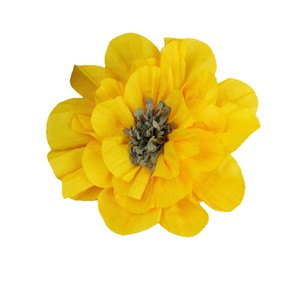 Artificial Daisy <b>Flower</b> Headpiece Silk Fabric DIY <b>Corsage</b> Wedding Hair Accessory Cloth Hand Knitted 0317 - Product Image 3