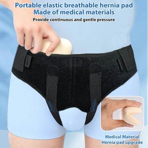 Cinturón <span class=keywords><strong>de</strong></span> Soporte para <span class=keywords><strong>Hernia</strong></span> <span class=keywords><strong>Inguinal</strong></span> <span class=keywords><strong>de</strong></span> Neopreno para Hombre, Ajustable con Almohadillas <span class=keywords><strong>de</strong></span> Presión Dobles y Removibles - Product Image 5