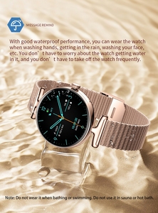 Reloj Inteligente V81 para Mujer con Pantalla Táctil HD, Llamadas por Bluetooth, Más <span class=keywords><strong>de</strong></span> 130 Modos Deportivos, Monitor <span class=keywords><strong>de</strong></span> Salud, Sueño y Ejercicio - Product Image 4