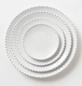 Juego de Platos de Porcelana para Boda <span class=keywords><strong>Besta</strong></span> Shanxi DDP, con Perlas, para Fiestas - Product Image 1