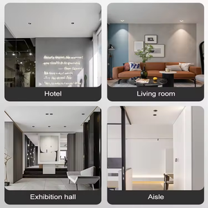 Ecolux Moderne Led 18w 3000k Plafonnier 220v Aluminium Intérieur Carré Rond Encastré COB Downlight pour Maison Hôtel - Product Image 5