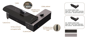 Bureau de direction en L pour PDG, mobilier de bureau design pour chef d'entreprise, bureau d'angle exécutif pour directeur - Product Image 5