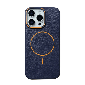 Nouveau luxe rétro magnétique <span class=keywords><strong>Portable</strong></span> Litchi Grain PU cuir avec étui de téléphone de charge sans fil pour <span class=keywords><strong>iPhone</strong></span> 14 15 16 Pro Max - Product Image 1