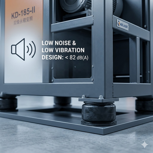 37kW 50HP Two-stage PM VFD Screw Air Compressor Reliable Performance for <b>Sandblasting</b> - Product Image 2