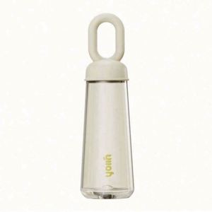 Petal-Shaped 500ml Reusable Water <b>Bottle</b> with Anti-Corrosion Coating and Straw Cap - Product Image 2