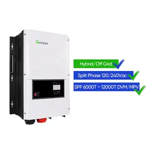 Growatt MPPT光伏逆变器48V 4KW 6Kw 8Kw 10Kw 12Kw纯正弦波离网太阳能逆变器