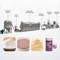 Ligne de production de porridge instantané sur mesure, équipement pour céréales et farine, machine de mélange à humidité contrôlée, conception de qualité alimentaire