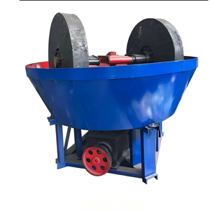 Nuevo Molino de Bandeja Húmeda Portátil con Motor AC para Molienda de Oro, con Caja de Engranajes y Rodamientos, Modelo 1200, 5-10 T/H, para Minería de Oro Aluvial a Pequeña Escala - Product Image 1