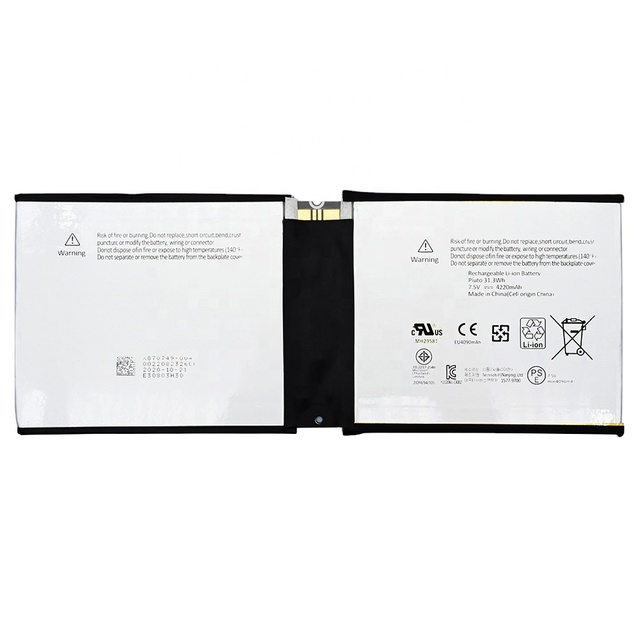 Factory Supply Rechargeable P21G2B 1572 Tablet Laptop Battery for Microsoft Surface Rt 2 3 1572