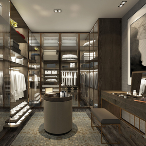 <span class=keywords><strong>Armadio</strong></span> in Melamina Stile Nordico, Design a L per Camera da Letto, <span class=keywords><strong>Cabina</strong></span> <span class=keywords><strong>Armadio</strong></span> di Lusso Compatta - Product Image 3