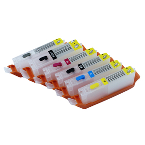 ตลับหมึกเติมได้ CLI-451 PGI-450 <span class=keywords><strong>6</strong></span>ชิ้นพร้อมชิปโค้งใช้ได้กับเครื่องพิมพ์ IP8740 MG7540 MG6340 <span class=keywords><strong>Canon</strong></span> - Product Image 2