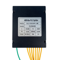 Divisor PLC de fibra óptica de caja ABS de conector SC 1*4 de alta calidad-Suministro directo de fábrica para CATV, Telecom, WiFi, 4G y FTTH