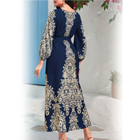 Abaya palestinienne pour femmes, robe musulmane ouverte sur le devant, robe islamique à manches longues, élégante robe musulmane pour femmes de Dubaï