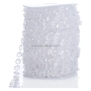 China Factory Customize Party Decoration Crystal Garland Diamond String Acrylic Beads