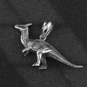 Collar con Colgante de Acero Inoxidable Gótico al por Mayor, Joyería de Moda con Diseño de Dinosaurio Triceratops Personalizado - Product Image 4