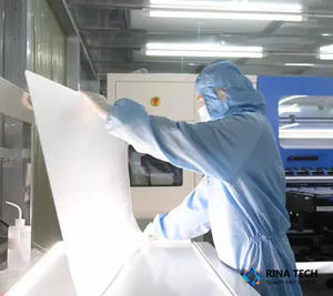 Plaque PC Rina Tech en polycarbonate anti-UV à lignes gravées pour éclairage extérieur – Panneau lumineux à suspension - Product Image 3