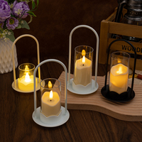 Panier de fleurs Bougies LED Bougies Sans Flamme Décoration de La Maison Lumières D'atmosphère Lumières Décoratives Festival Ornements Romantiques