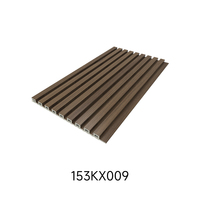 Panel de Pared Ranurado de WPC para Interiores, Diseño Moderno, Tamaño Pequeño, Personalizable, Instalación Rápida, Ecológico, Resistente a la Humedad, para Paredes Interiores