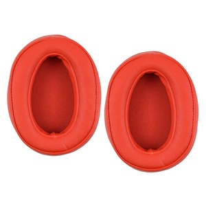 Coussinets en cuir 100ABN de haute qualité avec couvercle antibruit de remplacement en mousse à mémoire pour casque Sony MDR 100ABN WH <span class=keywords><strong>H900N</strong></span> - Product Image 2