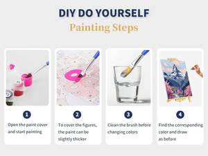 Kit de <span class=keywords><strong>peinture</strong></span> par numéros pour enfants SONGWOO ART, <span class=keywords><strong>peinture</strong></span> acrylique DIY par numéros, motif <span class=keywords><strong>girafe</strong></span>, <span class=keywords><strong>peinture</strong></span> par numéros - Product Image 4