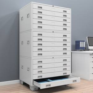 הנדסת ציור ארון מתכת a0 מפה נייר מסגרת נייד מדפים ציור ארון - Product Image 6