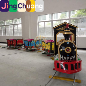 Tren Pequeño de Dibujos Animados JingChuang, sin Rieles, para Turismo al Aire Libre, Construcción de Metal y Fibra de Vidrio, para Edades de 0 a 15 Años - Product Image 2