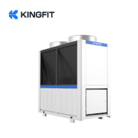 Unité de pompe à chaleur modulaire air-eau KINGFIT 100 kW, unité de refroidissement à spirale industrielle éco-responsable à moteur et refroidie par air