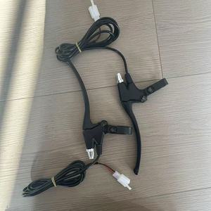 Levier de frein de scooter électrique de type non démontable, levier de frein de vélo électrique avec câble, levier de frein en aluminium épais noir - Product Image 4