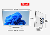 Computadora Todo en Uno para Juegos, Procesadores Intel Core I7, 16 GB + 512 GB, Computadora OEM Todo en Uno para Estudiantes y Empresas