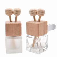 En gros givré 5ml diffuseur de parfum de voiture voiture suspendu verre désodorisant bouteille fabricant usine fournisseur