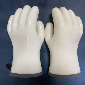 Guantes de calidad superior, genuinos y aptos para uso alimentario, resistentes al calor hasta 500 grados Celsius, resistentes a cortes y aptos para uso alimentario, engrosados. - Product Image 1